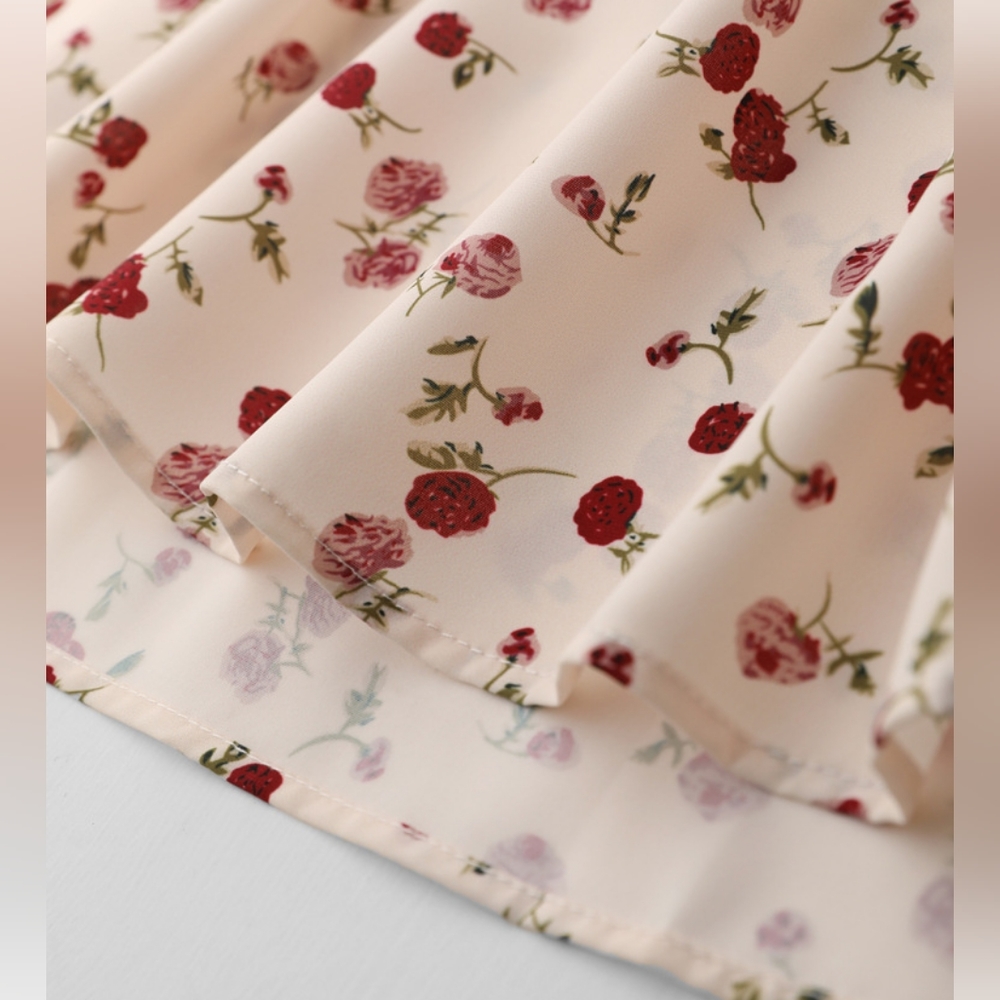 Vintage Rose Floral Skirt - Picture 5 of 8